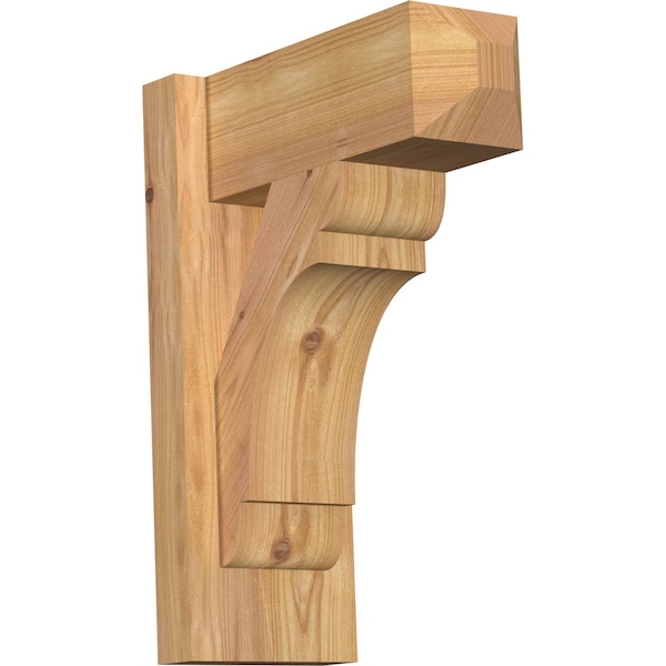 Ekena Millwork Olympic Craftsman Smooth Outlooker, Western Red Cedar, 5 1/2"W x 12"D x 16"H OUT06X12X16OLY04SWR - main